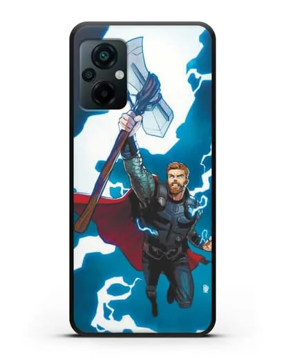 Чехол Тор с молотом силиконовый для Xiaomi Poco M5