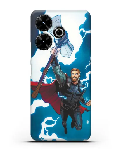 Чехол Тор с молотом силиконовый для Xiaomi Poco M6