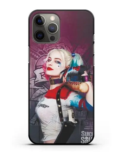 Чехол Харли Квинн (Harley Quinn) с битой силиконовый для iPhone 12 Pro Max