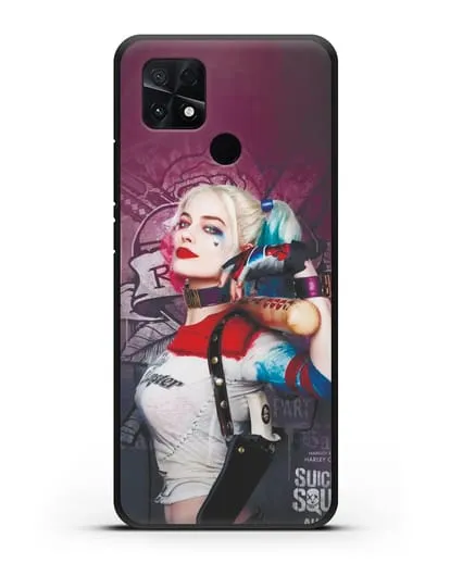 Чехол Харли Квинн (Harley Quinn) с битой силиконовый для Xiaomi Poco C40