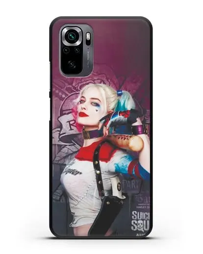 Чехол Харли Квинн (Harley Quinn) с битой силиконовый для Xiaomi Poco M5s