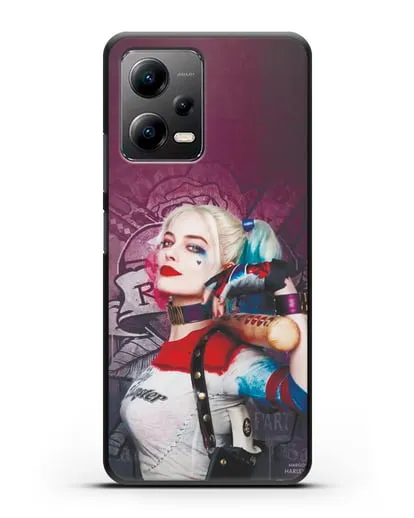 Чехол Харли Квинн (Harley Quinn) с битой силиконовый для Xiaomi Poco X5