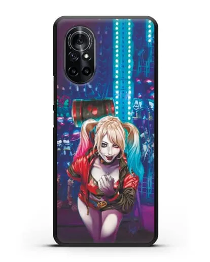 Чехол Харли Квинн (Harley Quinn) с молотком силиконовый для Huawei Nova 8