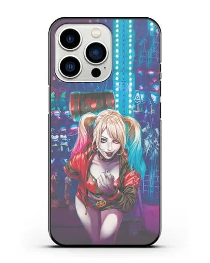 Чехол Харли Квинн (Harley Quinn) с молотком силиконовый для iPhone 13 Pro