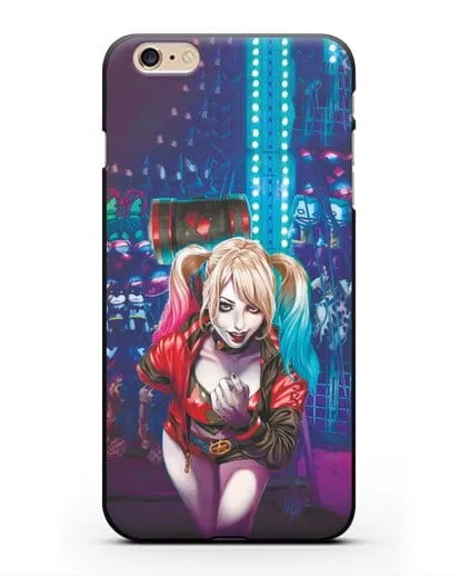 Чехол Харли Квинн (Harley Quinn) с молотком силиконовый для iPhone 6s Plus