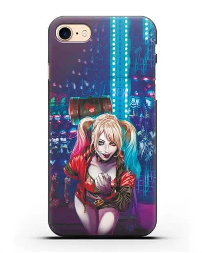 Чехол Харли Квинн (Harley Quinn) с молотком силиконовый для iPhone 7