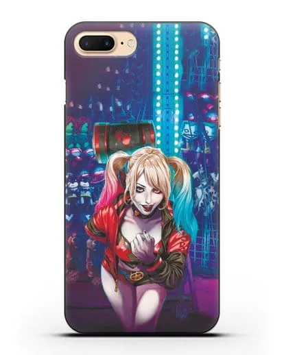 Чехол Харли Квинн (Harley Quinn) с молотком силиконовый для iPhone 7 Plus