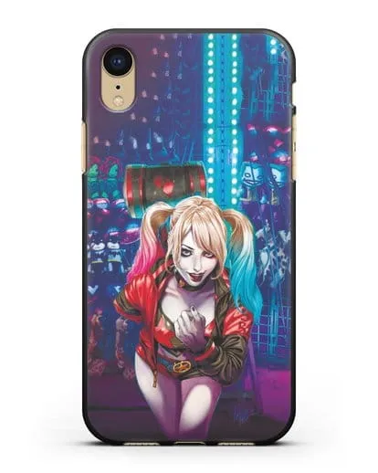 Чехол Харли Квинн (Harley Quinn) с молотком силиконовый для iPhone XR