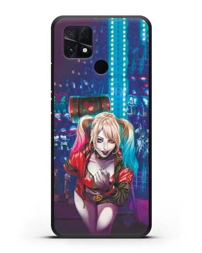 Чехол Харли Квинн (Harley Quinn) с молотком силиконовый для Xiaomi Poco C40