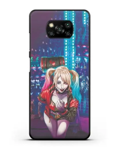 Чехол Харли Квинн (Harley Quinn) с молотком силиконовый для Xiaomi Poco X3