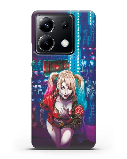 Чехол Харли Квинн (Harley Quinn) с молотком силиконовый для Xiaomi Poco X6