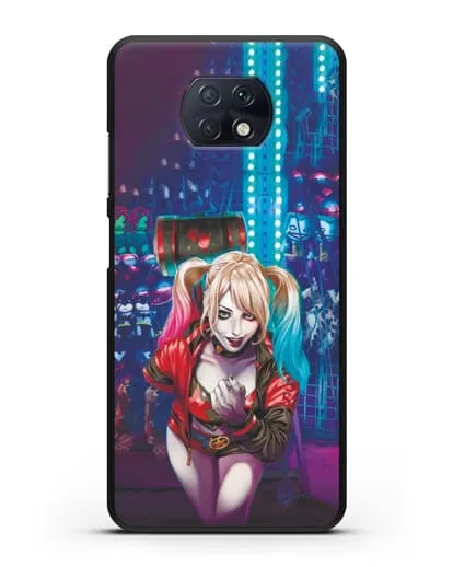 Чехол Харли Квинн (Harley Quinn) с молотком силиконовый для Xiaomi Redmi Note 9T