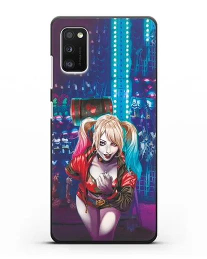 Чехол Харли Квинн (Harley Quinn) с молотком силиконовый для Samsung Galaxy A41 [SM-A415F]