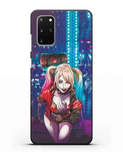 Чехол Харли Квинн (Harley Quinn) с молотком силиконовый для Samsung Galaxy S20 Plus [SM-G985F]