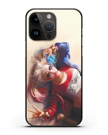 Чехол Лежащая Харли Квинн (Harley Quinn) силиконовый для iPhone 14 Pro Max