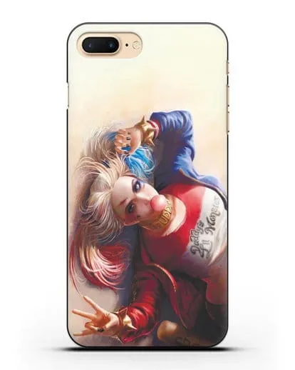 Чехол Лежащая Харли Квинн (Harley Quinn) силиконовый для iPhone 7 Plus