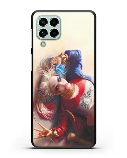 Чехол Лежащая Харли Квинн (Harley Quinn) силиконовый для Samsung Galaxy M53 [SM-M536]