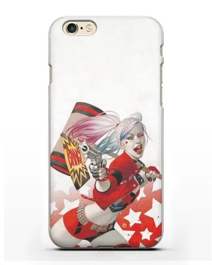 Чехол Харли Квинн (Harley Quinn) стреляет силиконовый для iPhone 6s