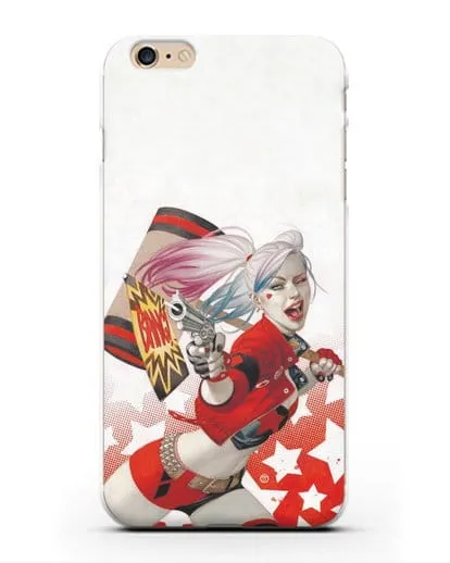 Чехол Харли Квинн (Harley Quinn) стреляет силиконовый для iPhone 6s Plus