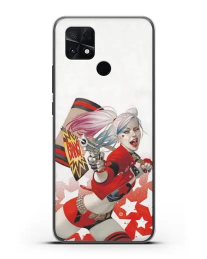 Чехол Харли Квинн (Harley Quinn) стреляет силиконовый для Xiaomi Poco C40