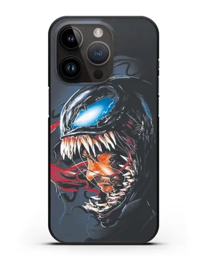 Чехол Эдди Брок - Веном (Venom) силиконовый для iPhone 14 Pro