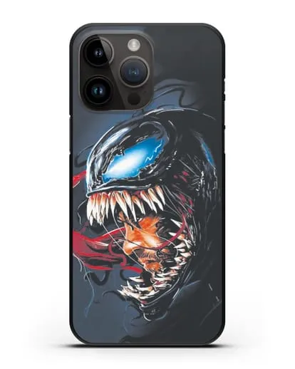 Чехол Эдди Брок - Веном (Venom) силиконовый для iPhone 14 Pro Max