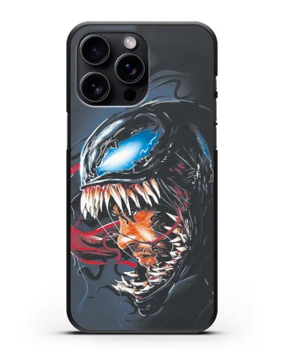 Чехол Эдди Брок - Веном (Venom) силиконовый для iPhone 15 Pro Max