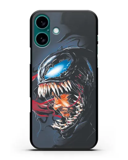 Чехол Эдди Брок - Веном (Venom) силиконовый для iPhone 16 Plus