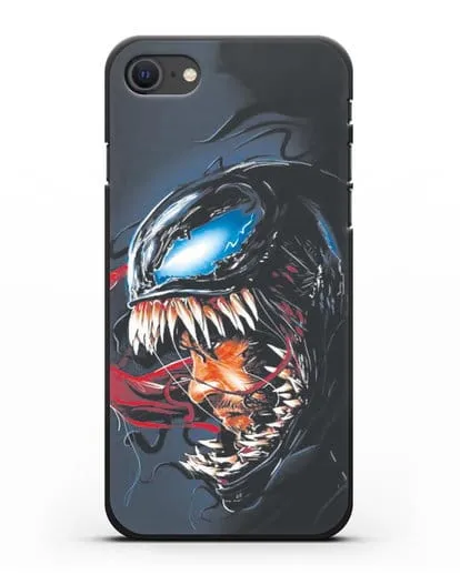 Чехол Эдди Брок - Веном (Venom) силиконовый для iPhone SE 2020