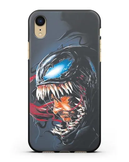 Чехол Эдди Брок - Веном (Venom) силиконовый для iPhone XR