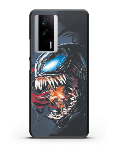 Чехол Эдди Брок - Веном (Venom) силиконовый для Xiaomi Poco F5 Pro