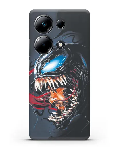 Чехол Эдди Брок - Веном (Venom) силиконовый для Xiaomi Poco M6 Pro