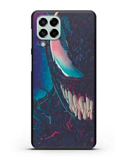 Чехол с иллюстрацией Лицо Веном (Venom)а силиконовый для Samsung Galaxy M53 [SM-M536]