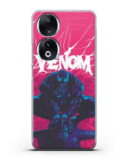 Чехол Веном (Venom) готов напасть силиконовый для Honor 90