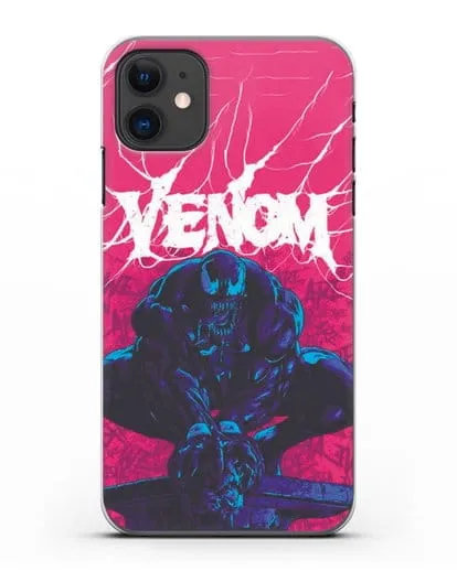 Чехол Веном (Venom) готов напасть силиконовый для iPhone 11