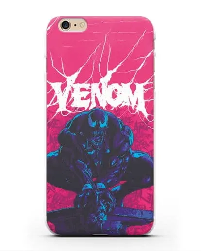 Чехол Веном (Venom) готов напасть силиконовый для iPhone 6 Plus