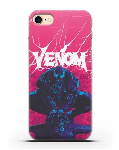Чехол Веном (Venom) готов напасть силиконовый для iPhone 8
