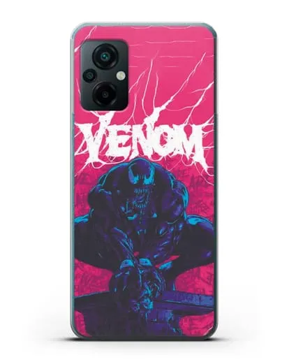 Чехол Веном (Venom) готов напасть силиконовый для Xiaomi Poco M5