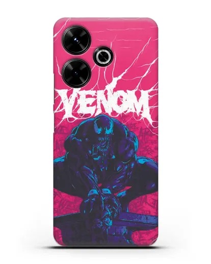 Чехол Веном (Venom) готов напасть силиконовый для Xiaomi Poco M6