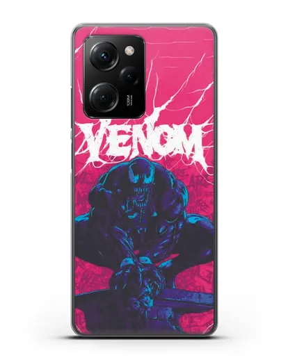 Чехол Веном (Venom) готов напасть силиконовый для Xiaomi Poco X5 Pro