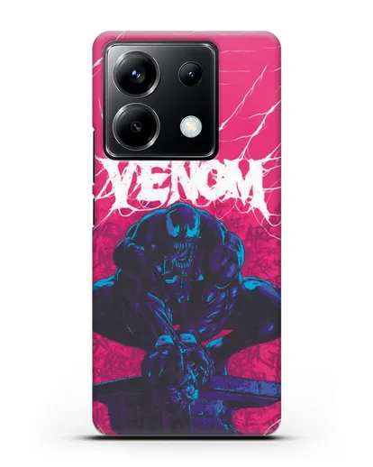 Чехол Веном (Venom) готов напасть силиконовый для Xiaomi Poco X6