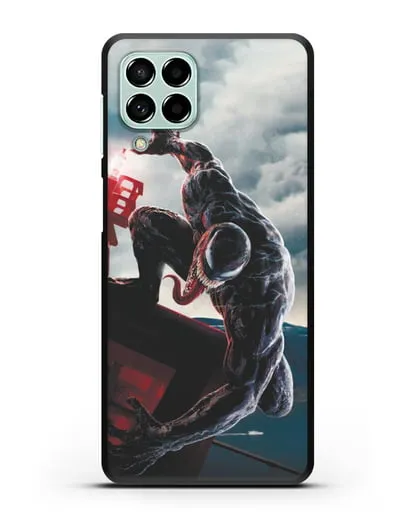 Чехол с иллюстрацией Веном (Venom) нападает силиконовый для Samsung Galaxy M53 [SM-M536]