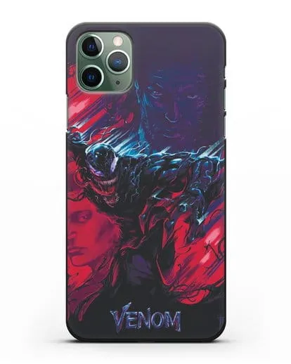 Чехол с иллюстрацией Веном (Venom) силиконовый для iPhone 11 Pro