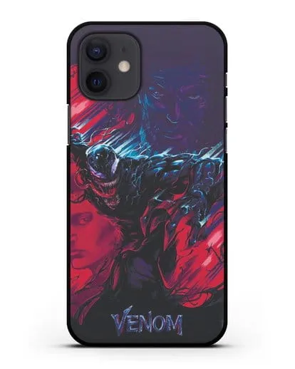 Чехол с иллюстрацией Веном (Venom) силиконовый для iPhone 12