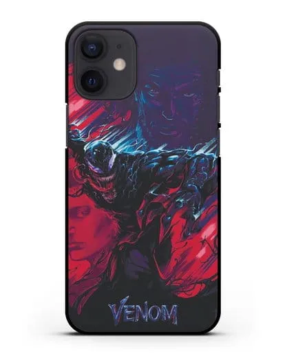 Чехол с иллюстрацией Веном (Venom) силиконовый для iPhone 12 mini