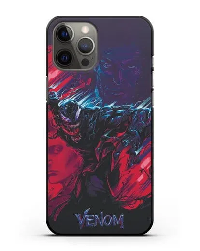 Чехол с иллюстрацией Веном (Venom) силиконовый для iPhone 12 Pro Max