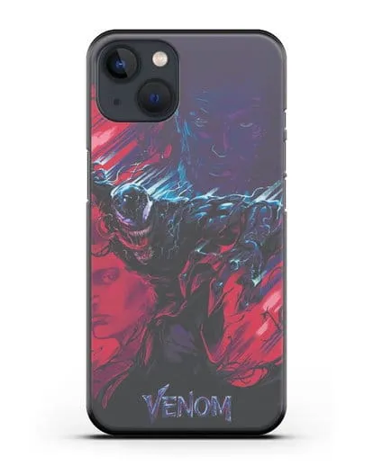 Чехол с иллюстрацией Веном (Venom) силиконовый для iPhone 13 Mini