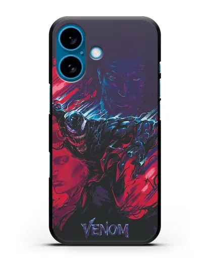 Чехол с иллюстрацией Веном (Venom) силиконовый для iPhone 16