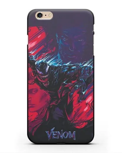 Чехол с иллюстрацией Веном (Venom) силиконовый для iPhone 6 Plus