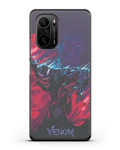 Чехол с иллюстрацией Веном (Venom) силиконовый для Xiaomi Poco F3